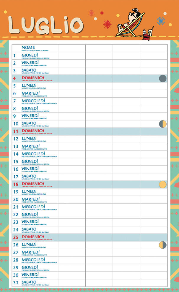 CALENDARIO AGENDA PEANUTS 2027 - immagine 3
